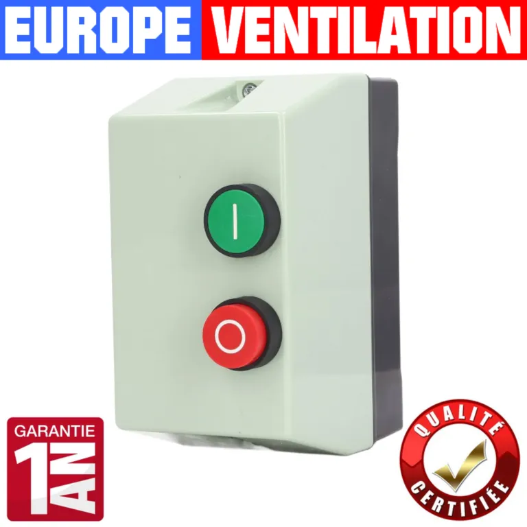 boitier magneto thermique hotte restaurant cuisine professionnelle 7a - 10a triphase 400v
