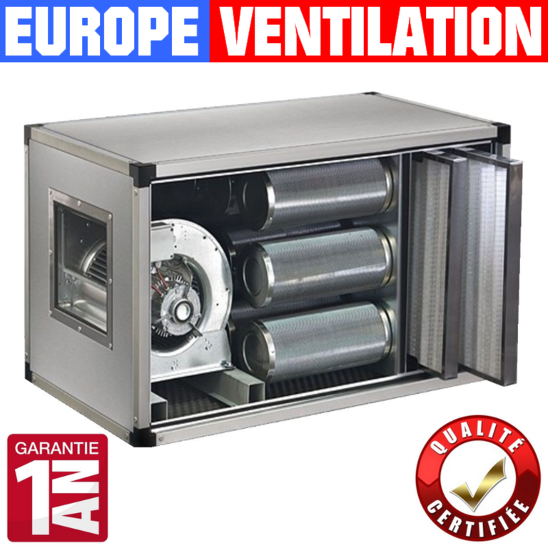 caisson filtre a charbon actif anti odeur restaurant