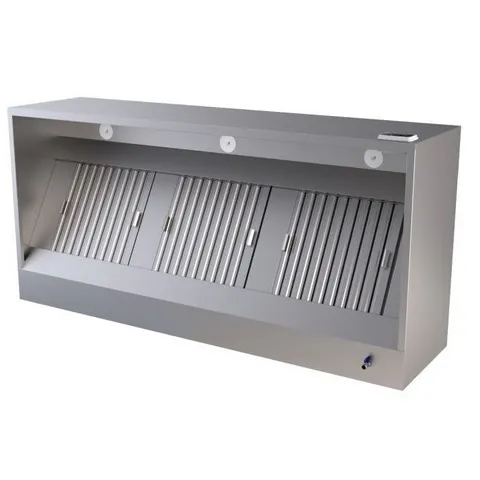 hotte professionnelle complete avec moteur et variateur droite pour restaurant
