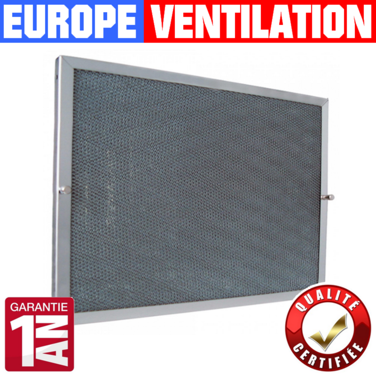 Filtre maille inox pour hotte de cuisine professionnelle restaurant