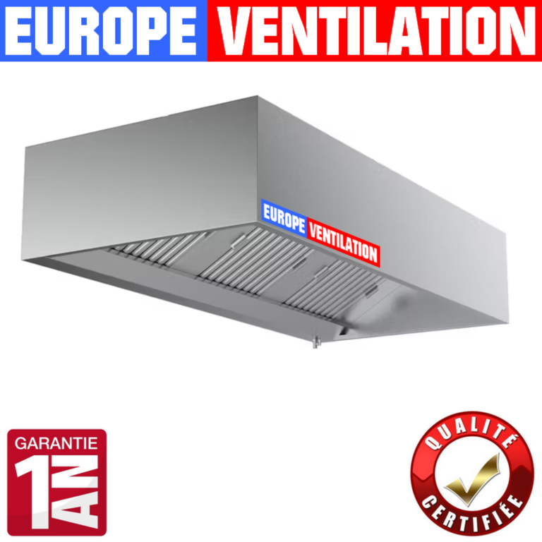 hotte professionnelle pour les restaurants 1m à 3m