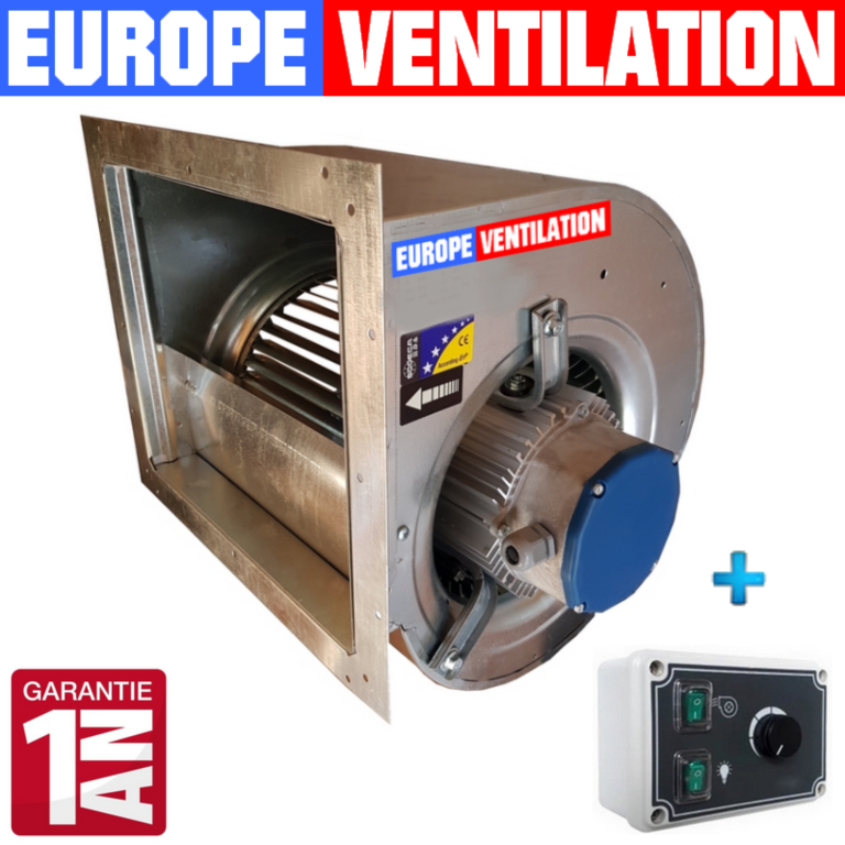 MOTEUR ESCARGOT 9-9 2900 M3H 370W POUR HOTTE PROFESSIONNELLE AVEC VARIATEUR