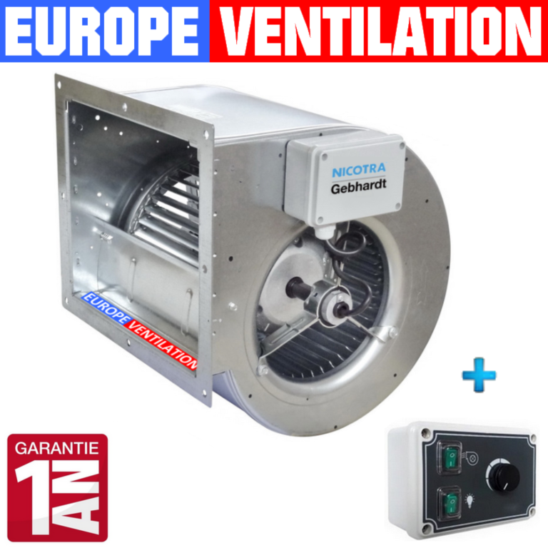 MOTEUR ESCARGOT NICOTRA 7-7 2200 M3H 300W POUR HOTTE PROFESSIONNELLE AVEC VARIATEUR